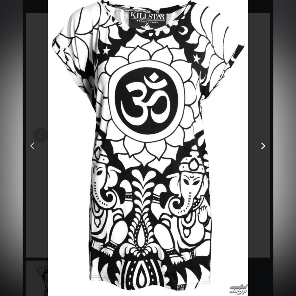 KillStar Tunic Gothic T-Shirt Ohm Black